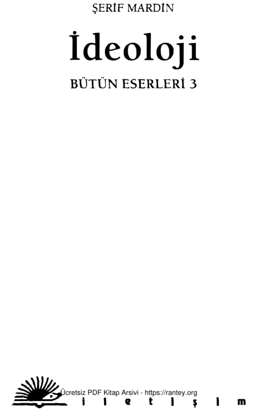 İdeoloji kapak görseli