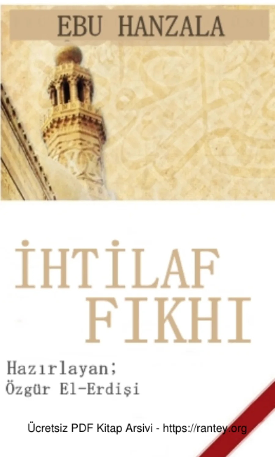 İHTİLAF FIKHI EBU HANZALA Ebu Abdulmumin Tekin Mıhçı kapak görseli