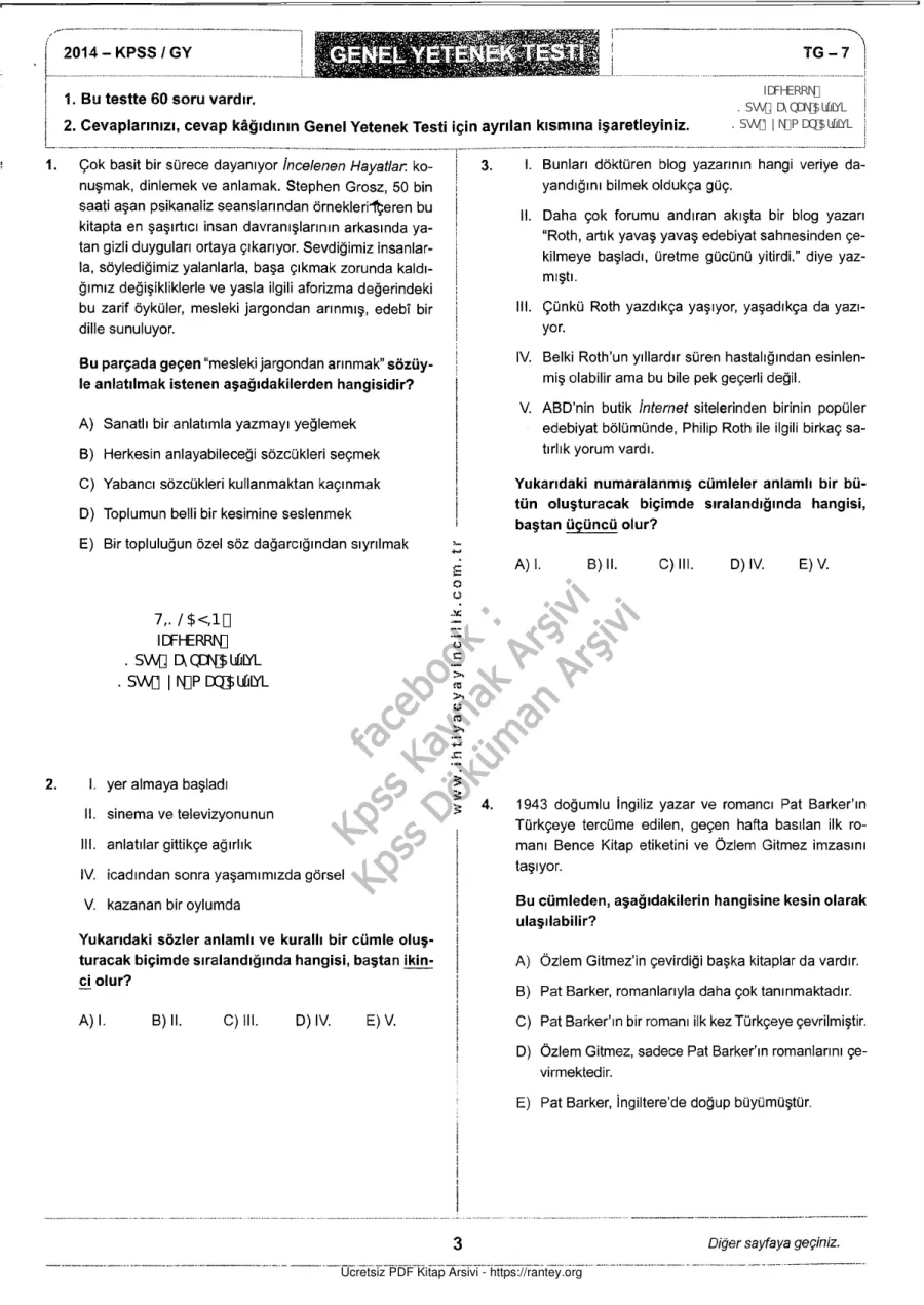 İhtiyaç 2014 Tg7 GyGk kapak görseli