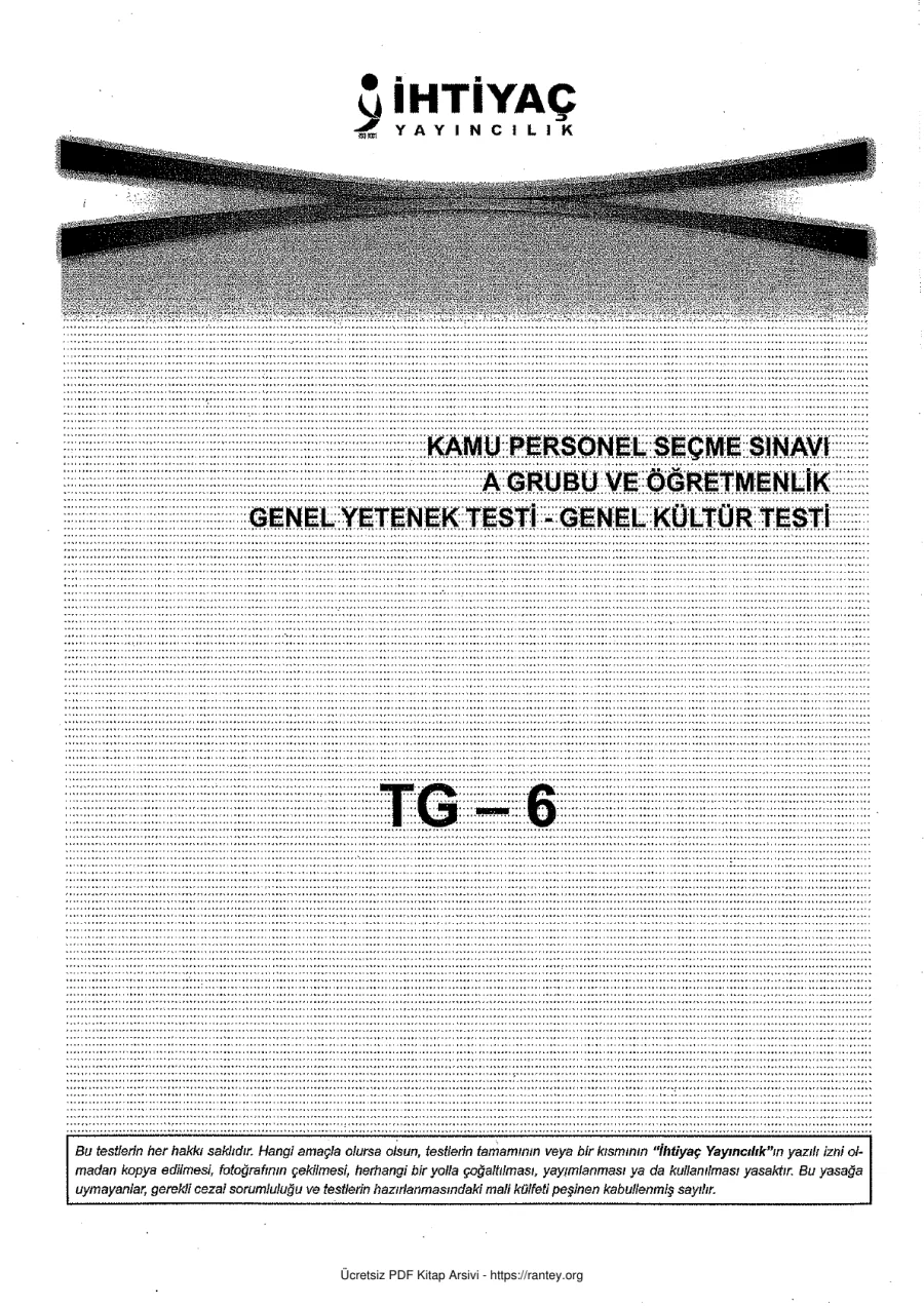 İHTİYAÇ 6 GKGY kapak görseli