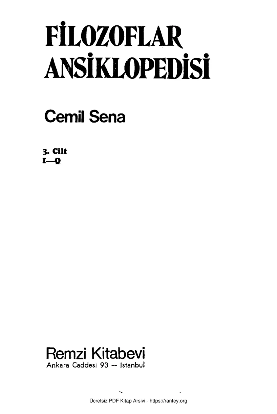 III Cemil Sena ONGUN kapak görseli