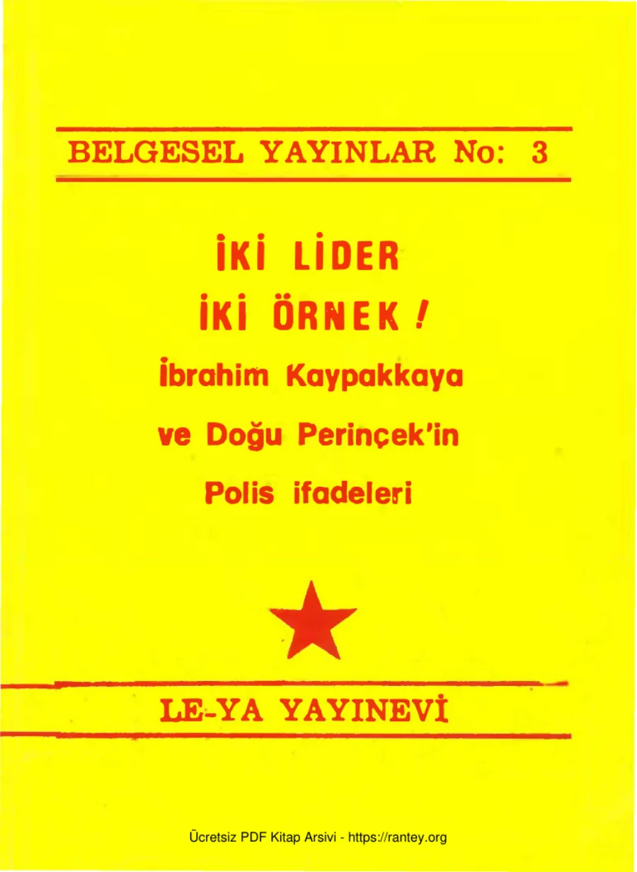 İki Lider İki Örnek kapak görseli