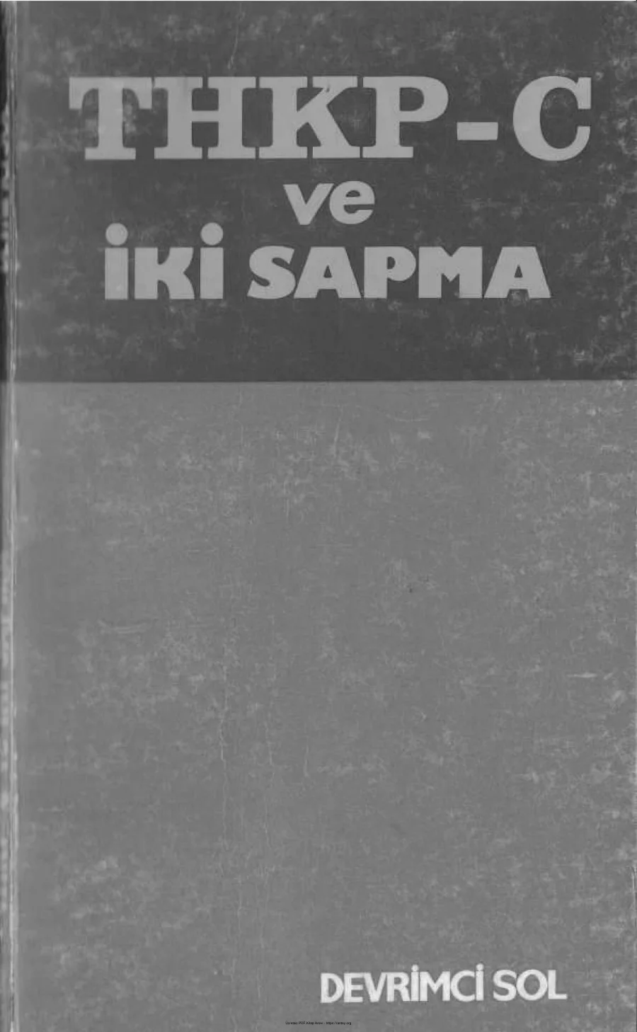 İki Sapma Devrimci kapak görseli