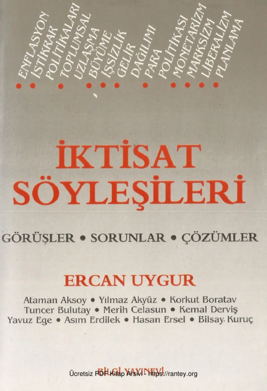 İktisat Söyleşileri kapak görseli