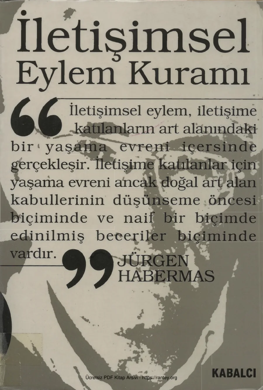 İletişimsel Eylem Kuramı Cilt II kapak görseli