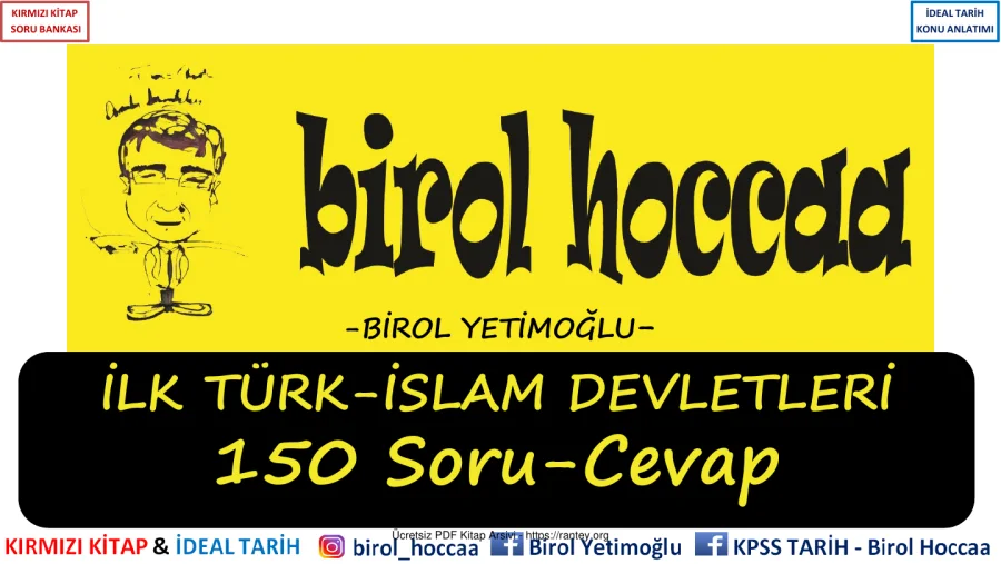 İlk Türk İslam Devletleri 150 Soru Cevap kapak görseli