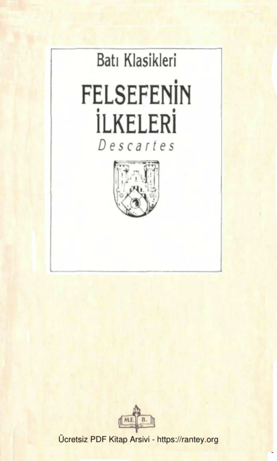 İlkeleri MEB Yayınları kapak görseli