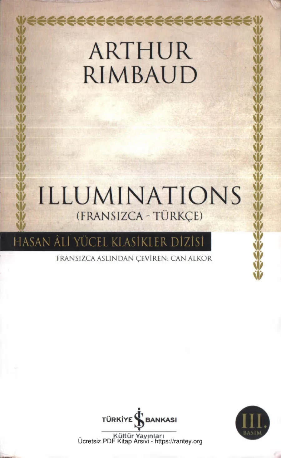İlluminations kitap kapağı