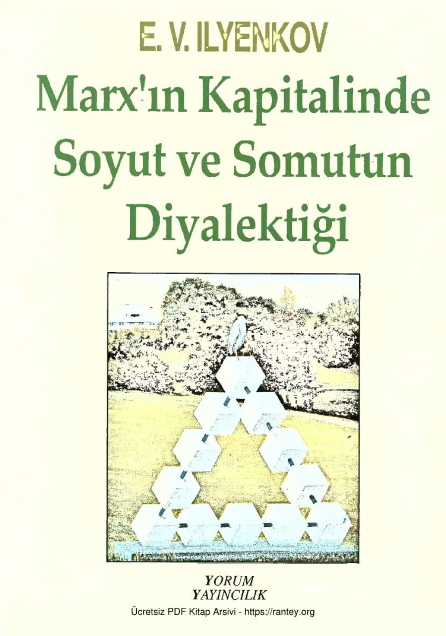 İlyenkov Marxın Kapitalinde Soyutun ve Somutun Diyalektiği Yorum Yayınları kapak görseli