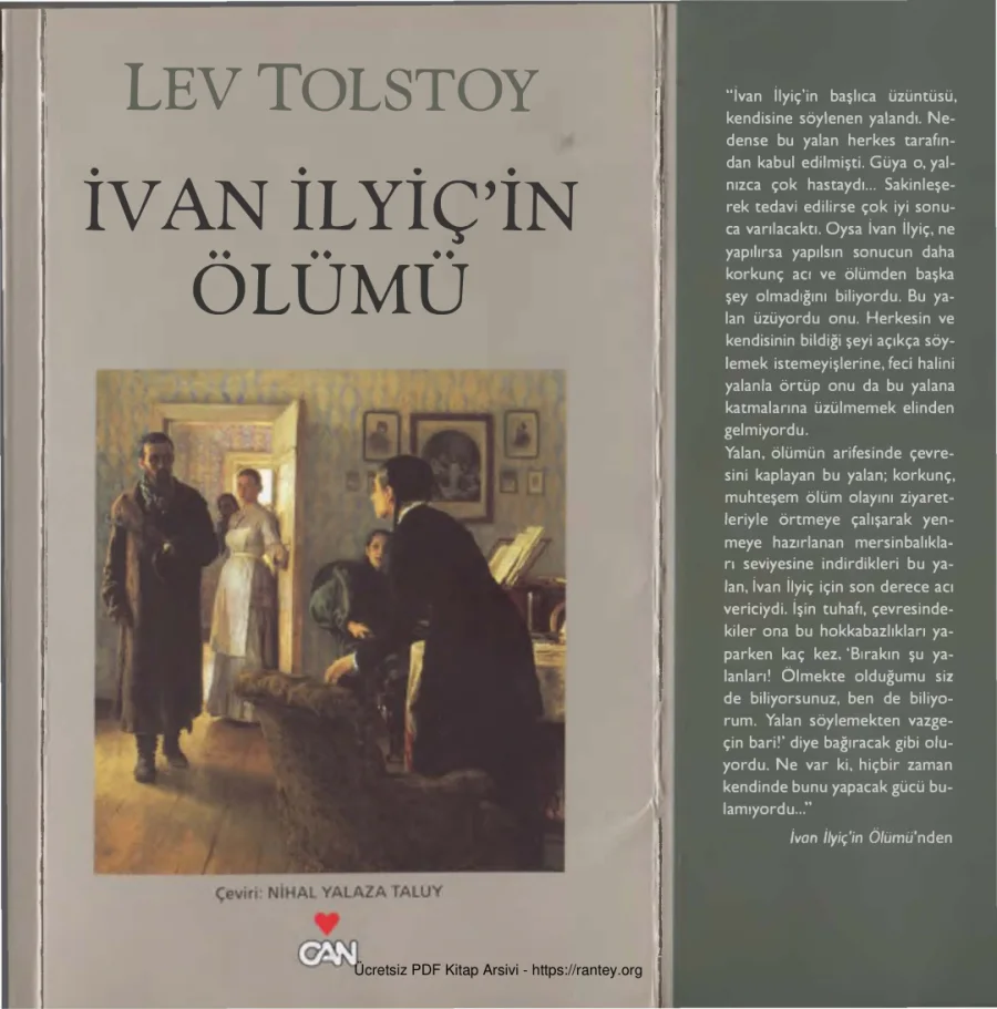 İlyiçin Ölümü Can Yayınları kapak görseli