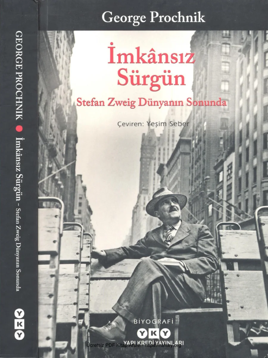 İmkansız Sürgün Stefan Zweig Dünyanın Sonunda YKY kapak görseli