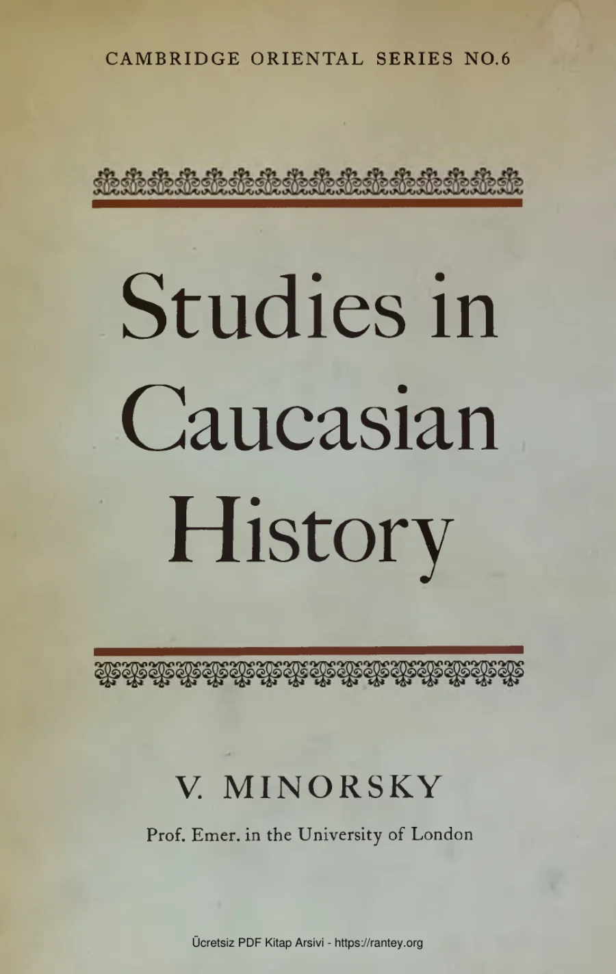in Caucasian History Taylors Foreıgn Press kapak görseli
