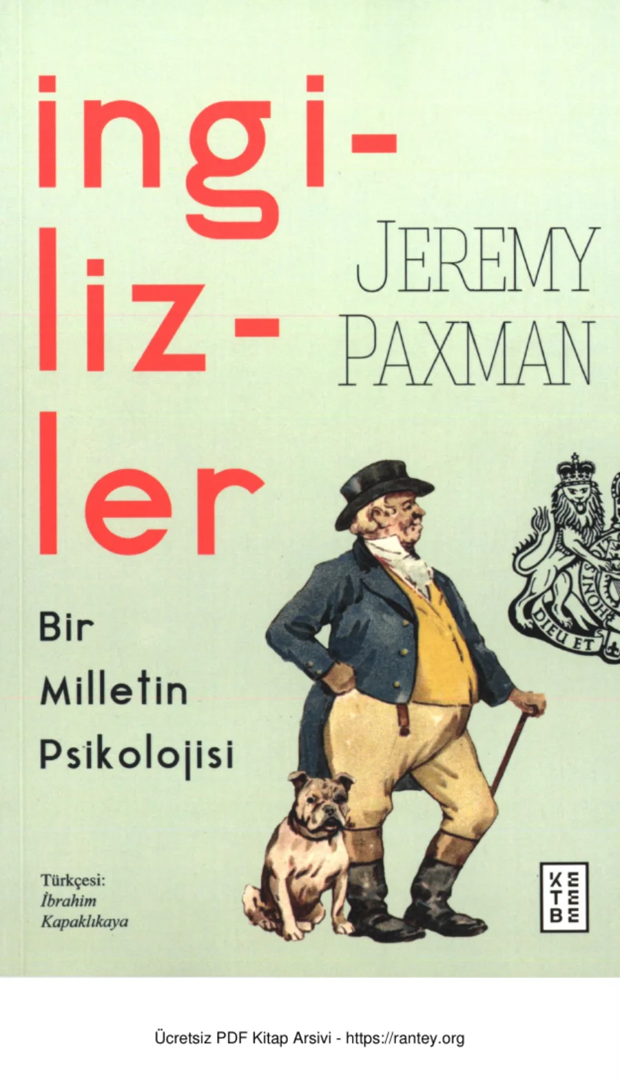 İngilizler Bir Milletin Psikolojisi kapak görseli