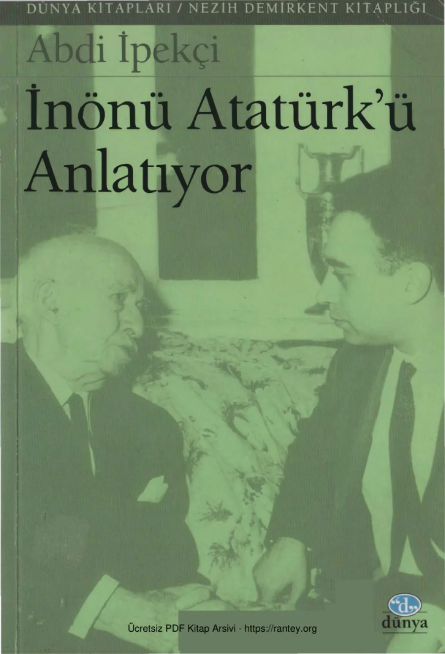 İnönü Atatürk'ü Anlatıyor kapak görseli