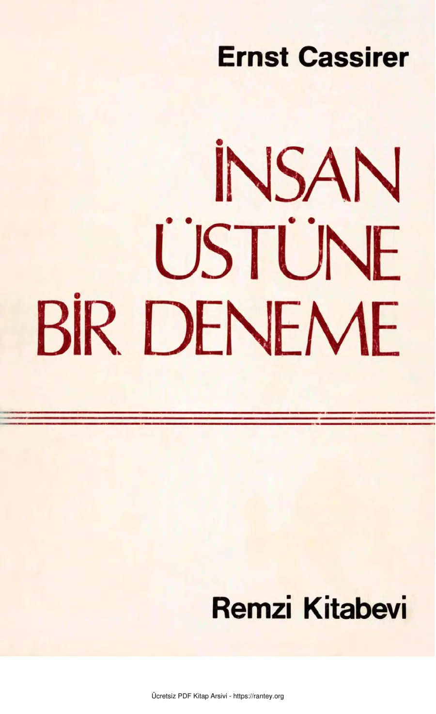 İnsan Üstüne Bir Deneme kapak görseli