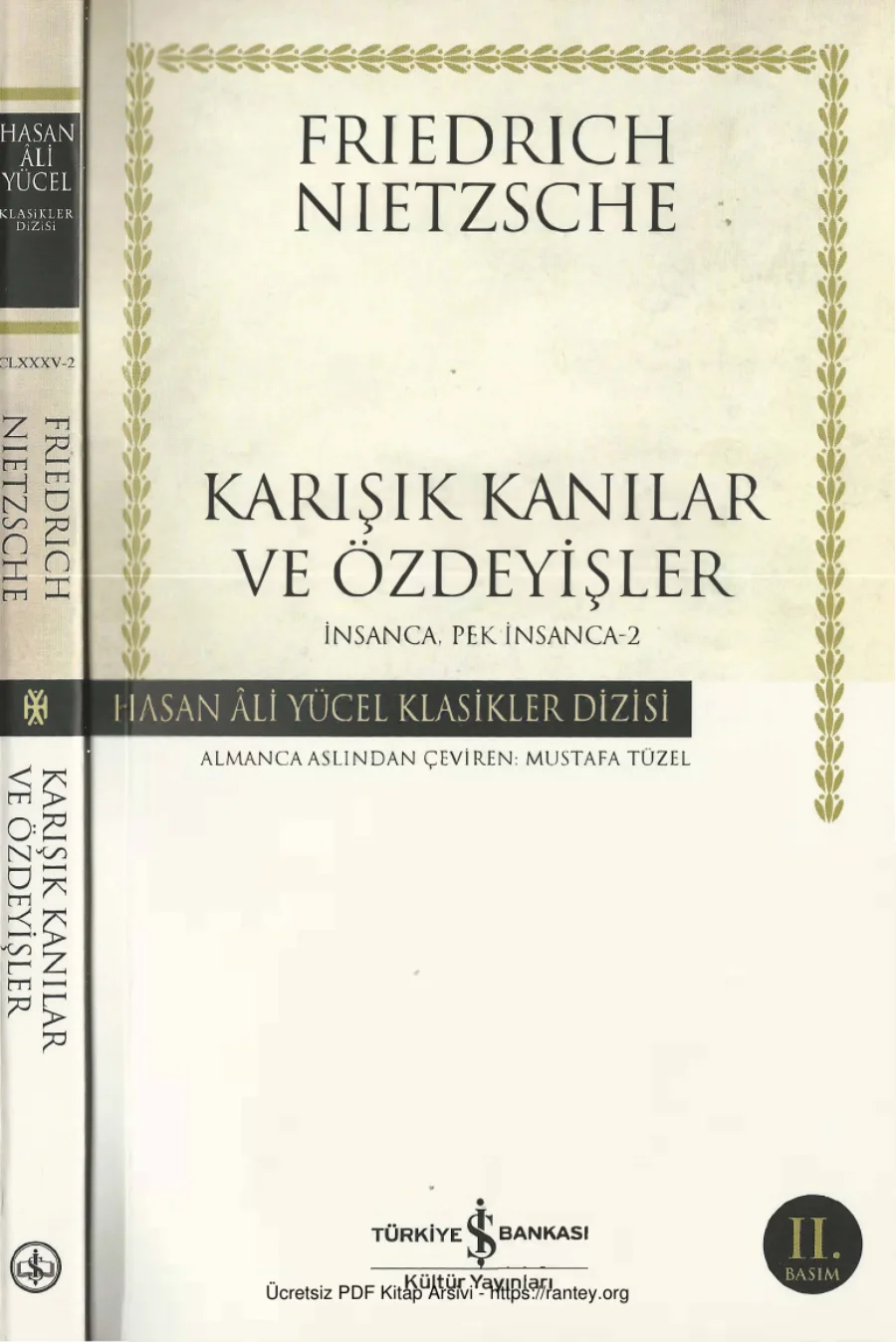 İnsanca Pek İnsanca II Karışık Kanılar ve Özdeyişler kapak görseli