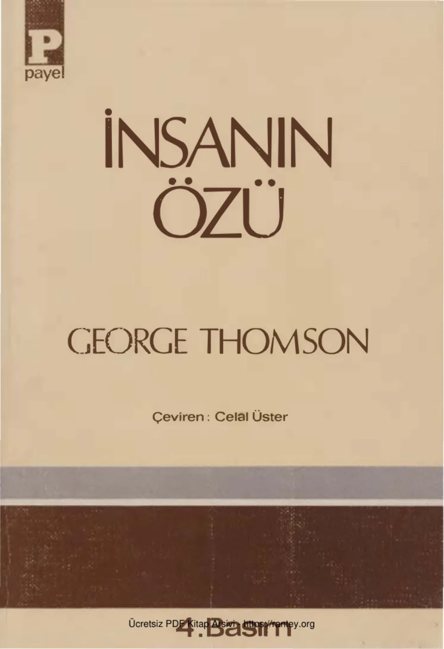 İnsanın Özü kapak görseli