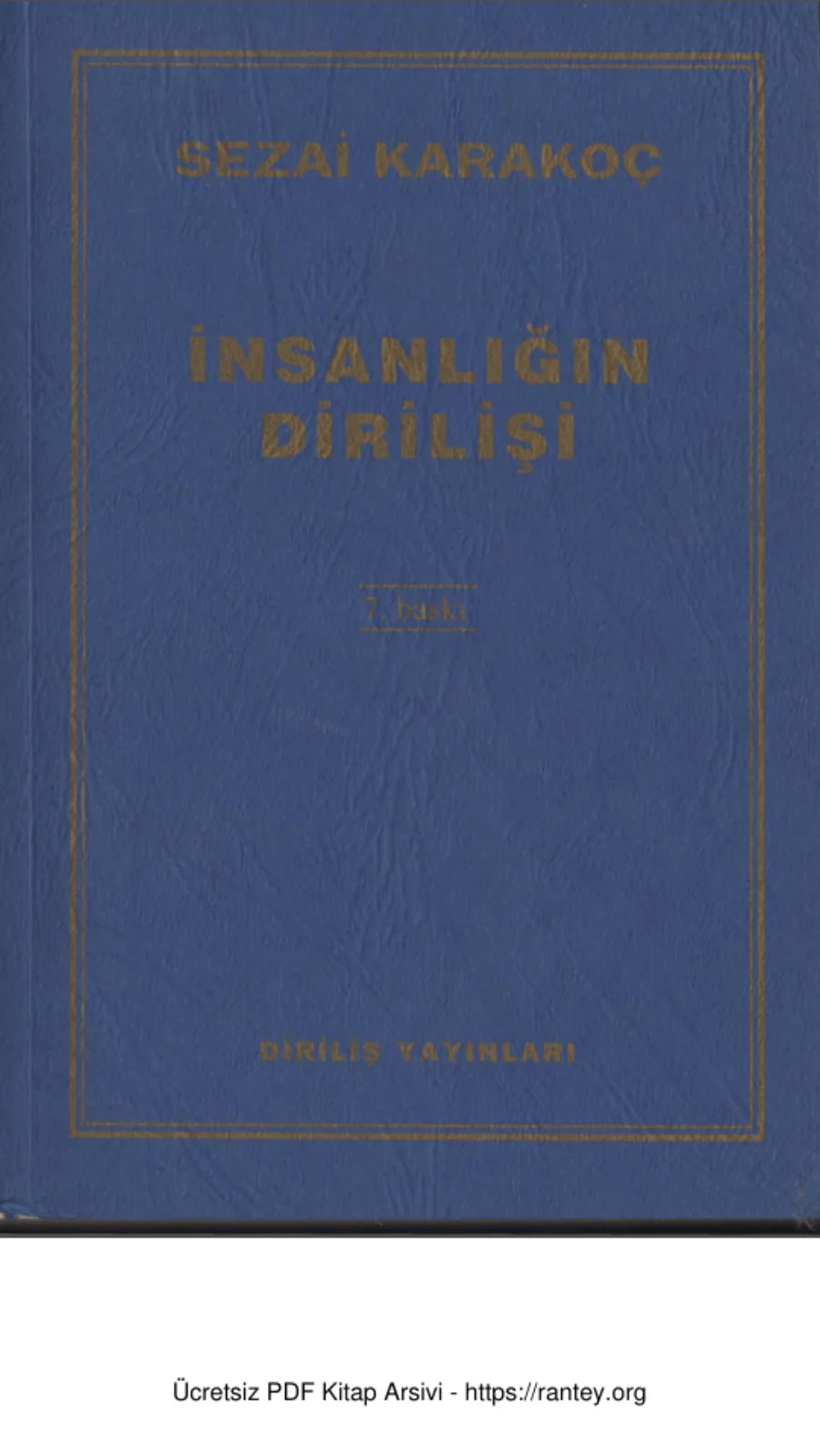 İnsanlığın Dirilişi kapak görseli
