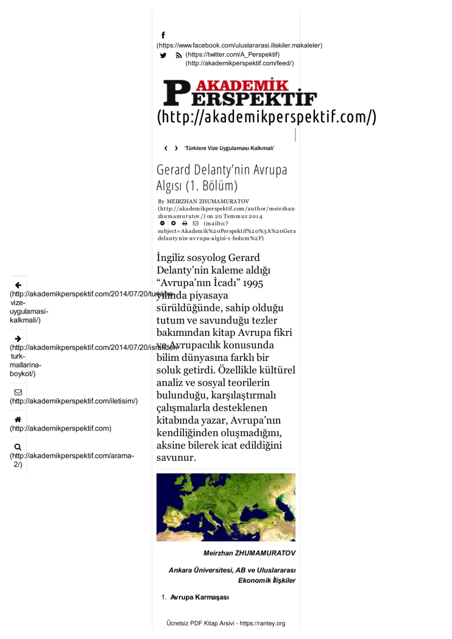 Invention of Europe kapak görseli