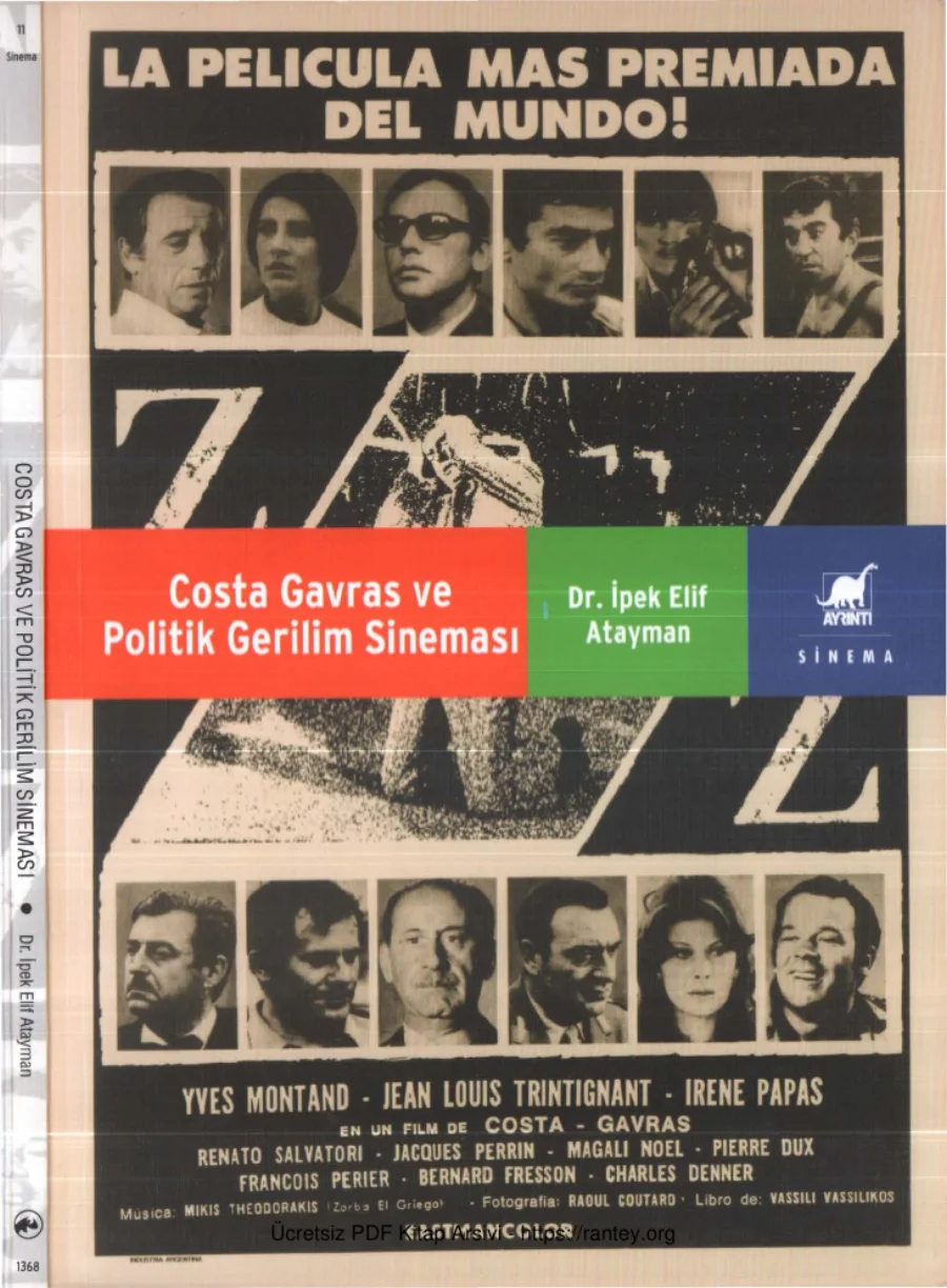 İpek Elif Atayman Costa Gavras ve Politik Gerilim Sineması kapak görseli