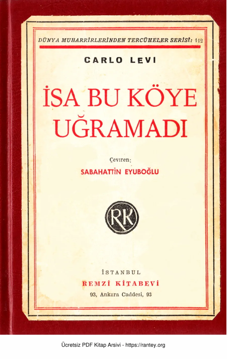 İsa Bu Köye Uğramadı kapak görseli