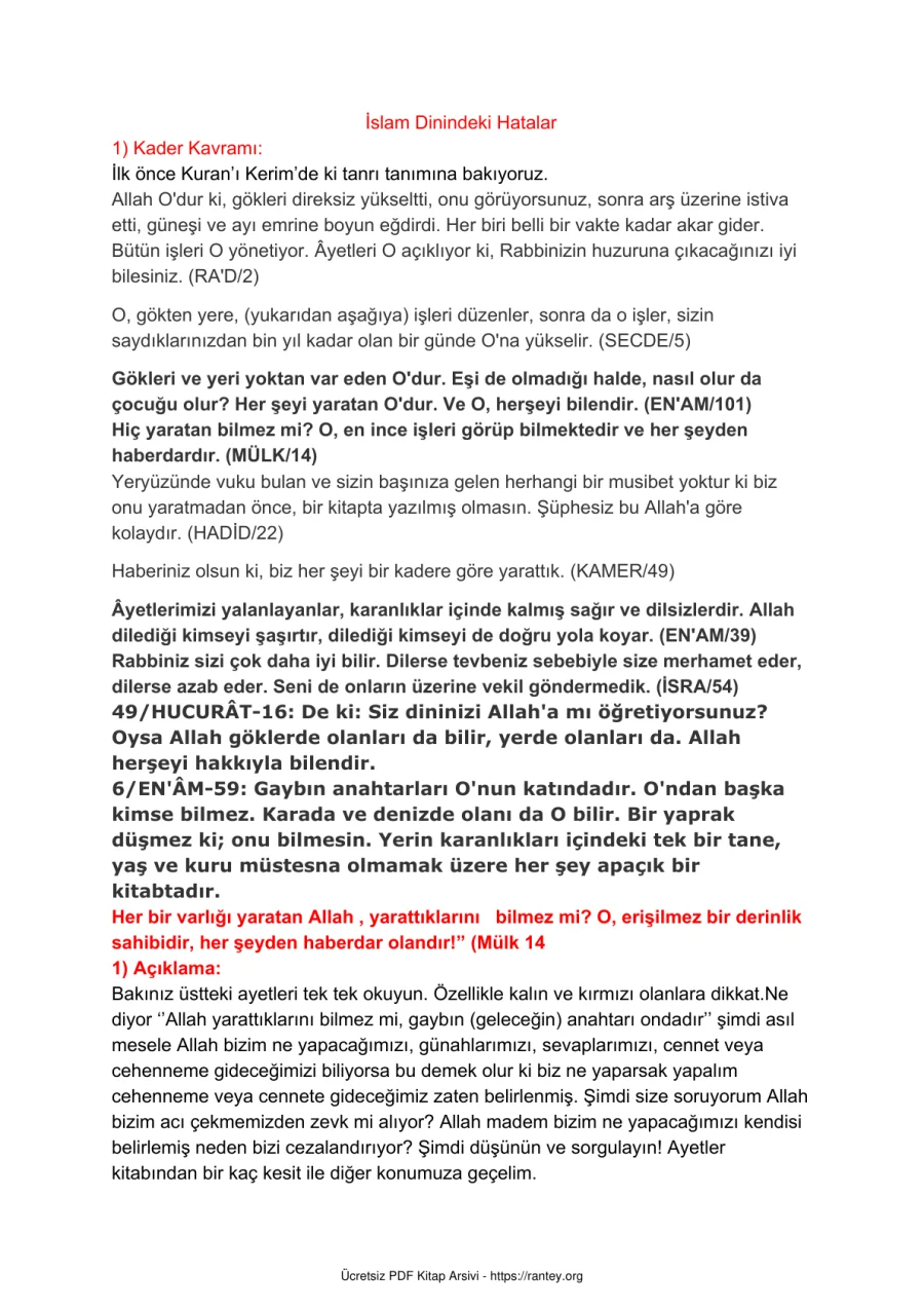 Islam Dinindeki Hatalar kapak görseli