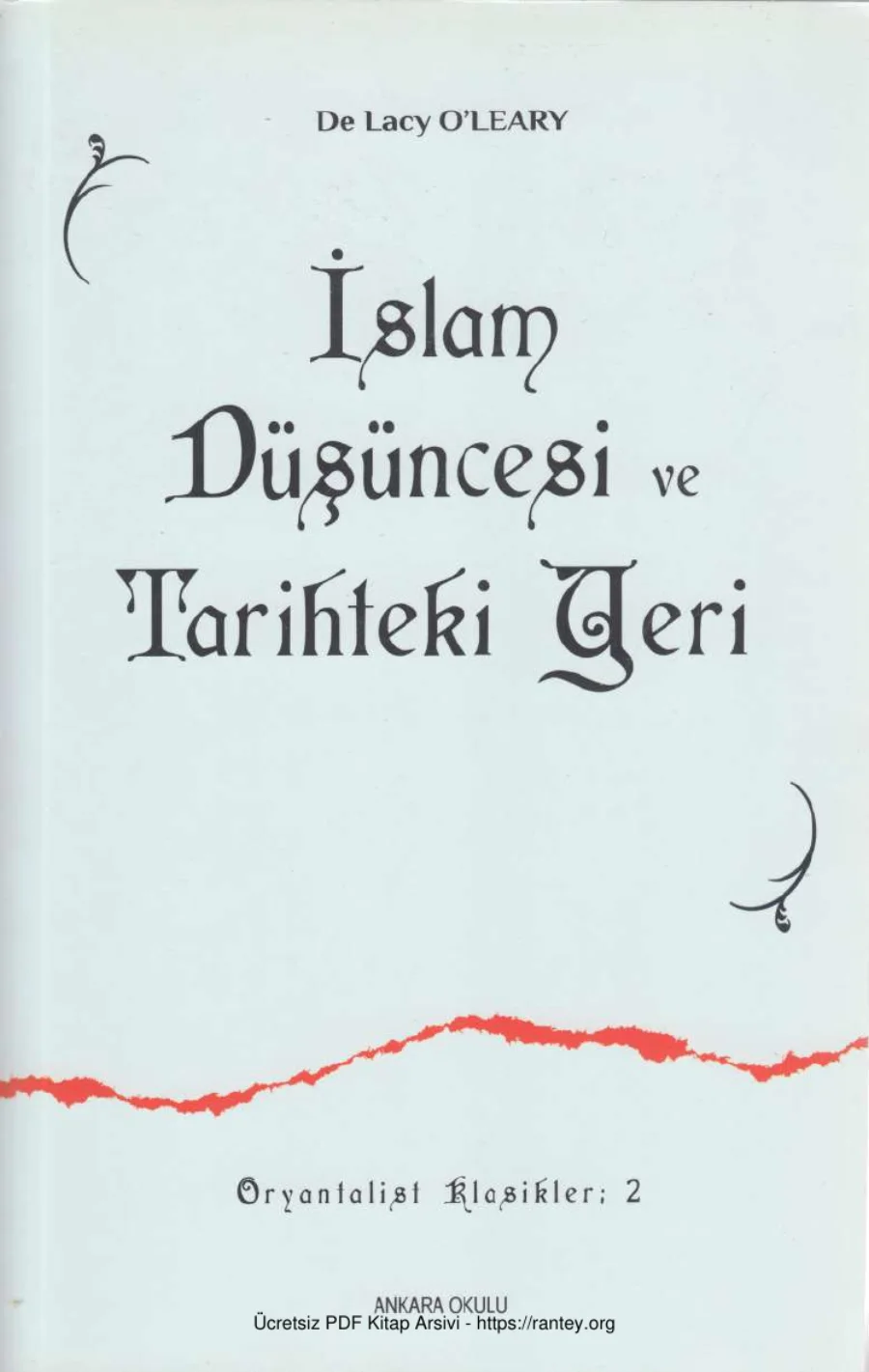 İslam Düşüncesi ve Tarihteki Yeri kapak görseli