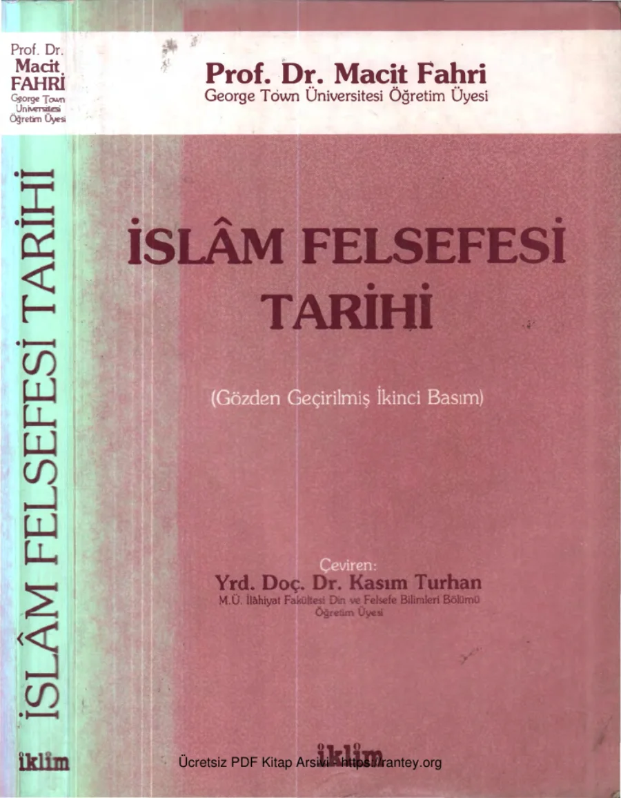 İslam Felsefesi Tarihi İklim Yayınları kapak görseli