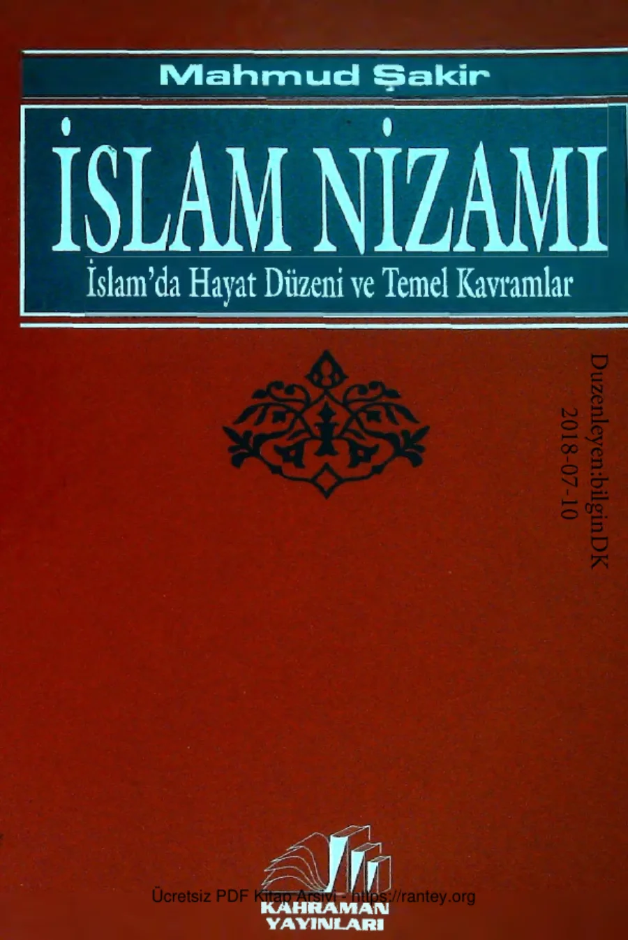 Islam Nizami Islamda Hayat Duzeni ve Temel Kavramlar kapak görseli