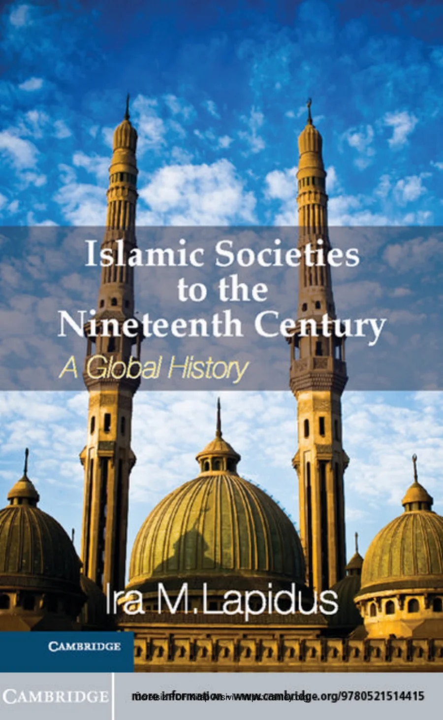 Islamic Societies to the Nineteenth Century A Global History kapak görseli