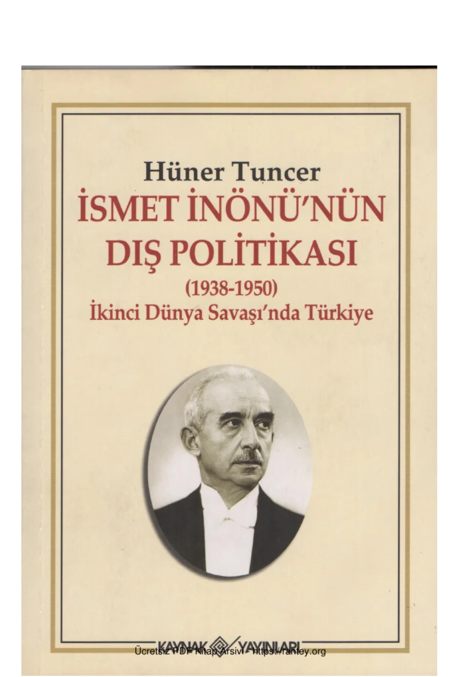 İsmet İnönü'nün Dış Politikası 1938-1950 kapak görseli