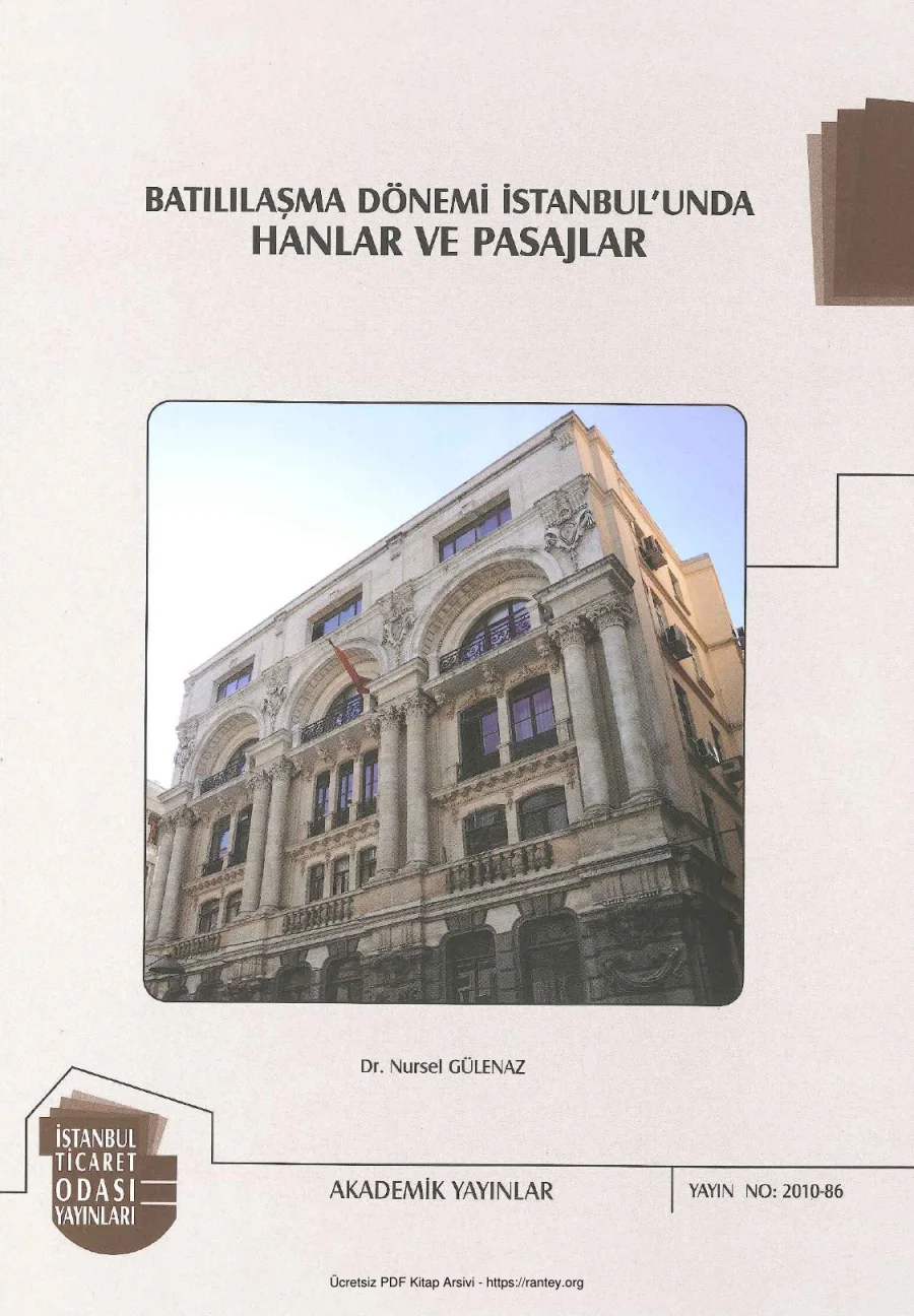 İstanbul unda Hanlar ve Pasajlar Nursel Gülenaz kapak görseli