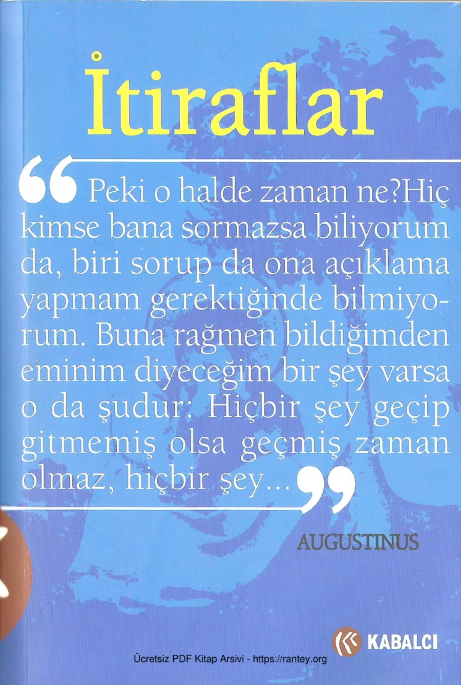 İtiraflar kapak görseli