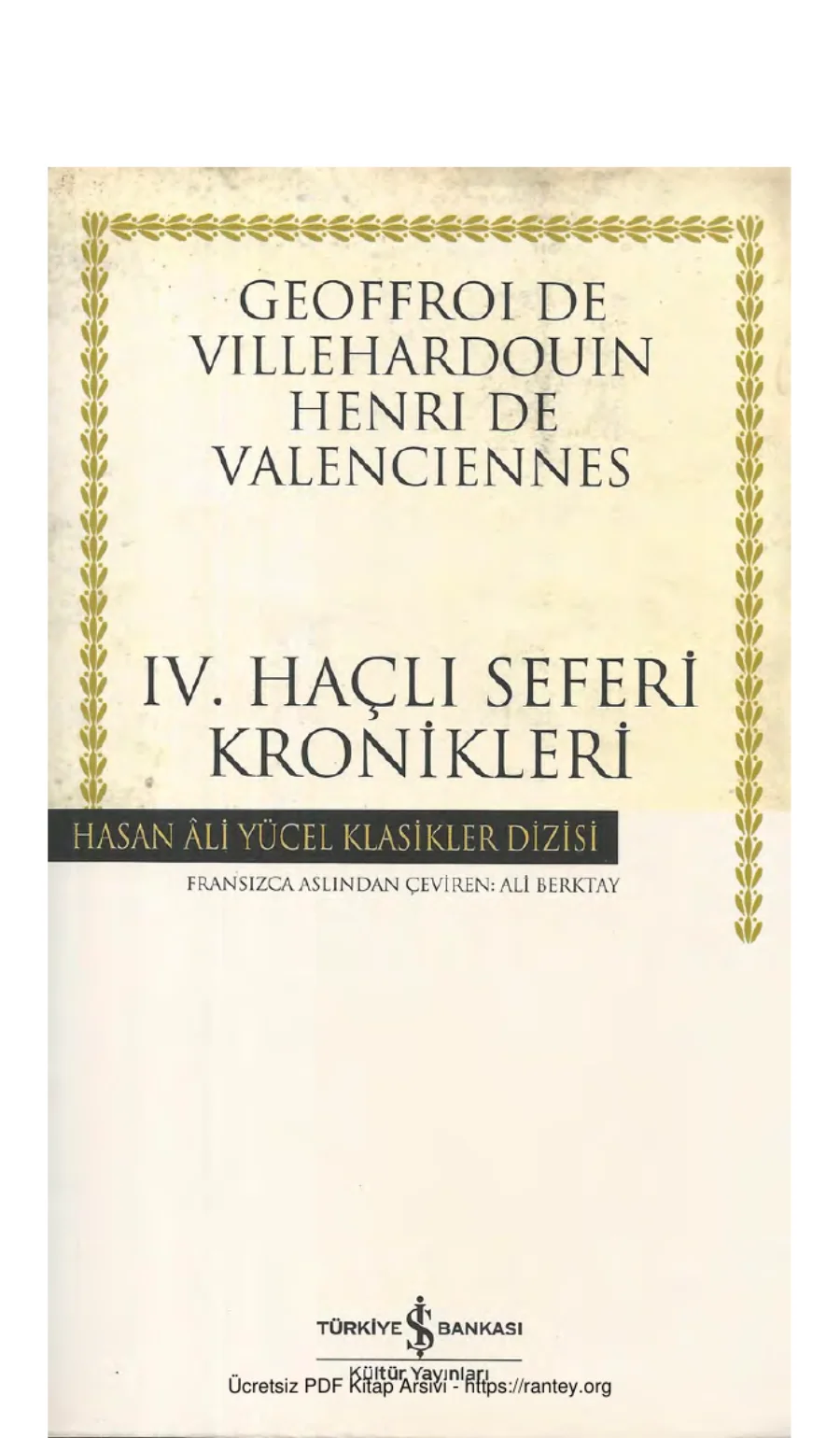IV. Haçlı Seferi Kronikleri kapak görseli