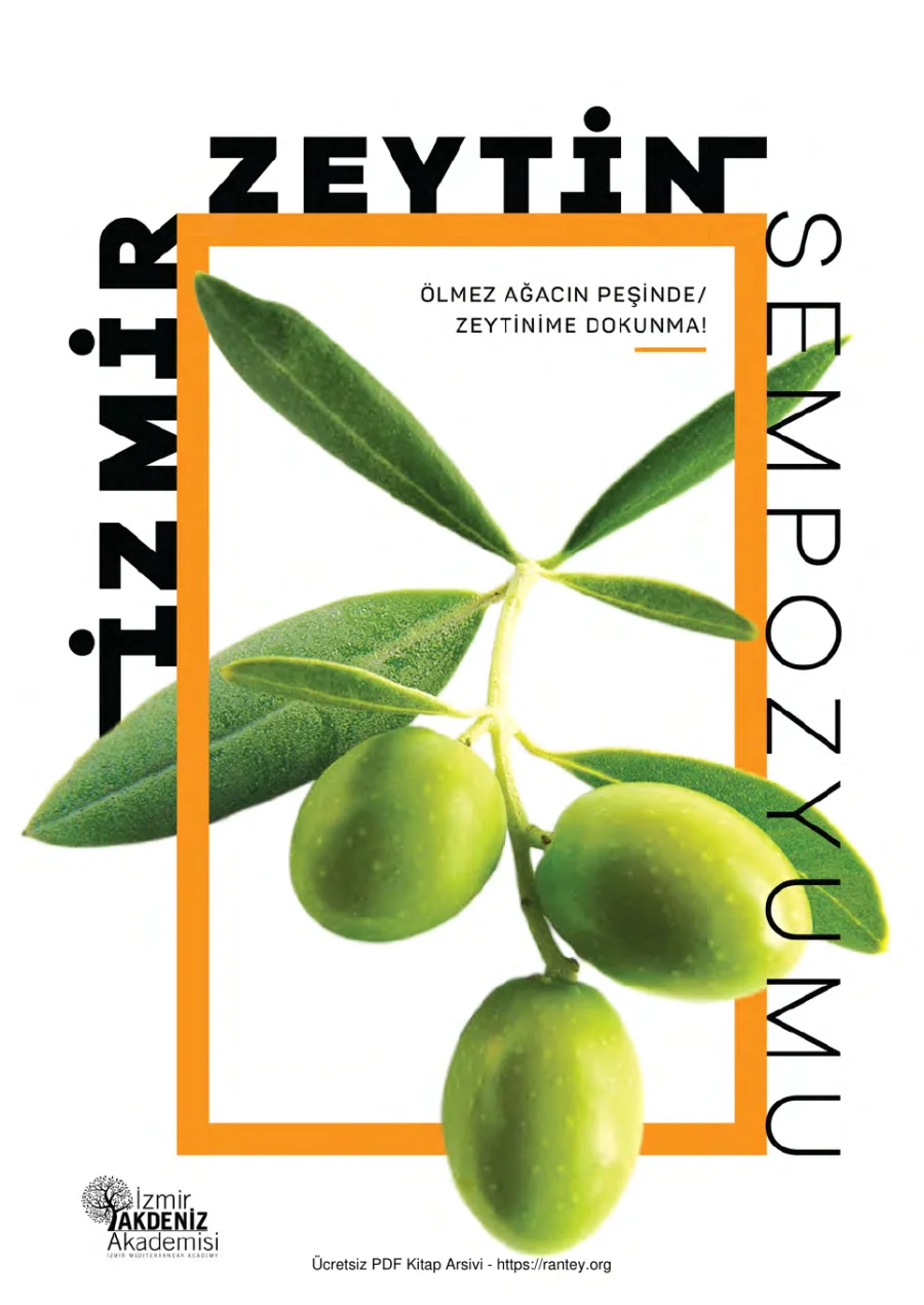 İzmir Zeytin Sempozyumu 2015 kapak görseli