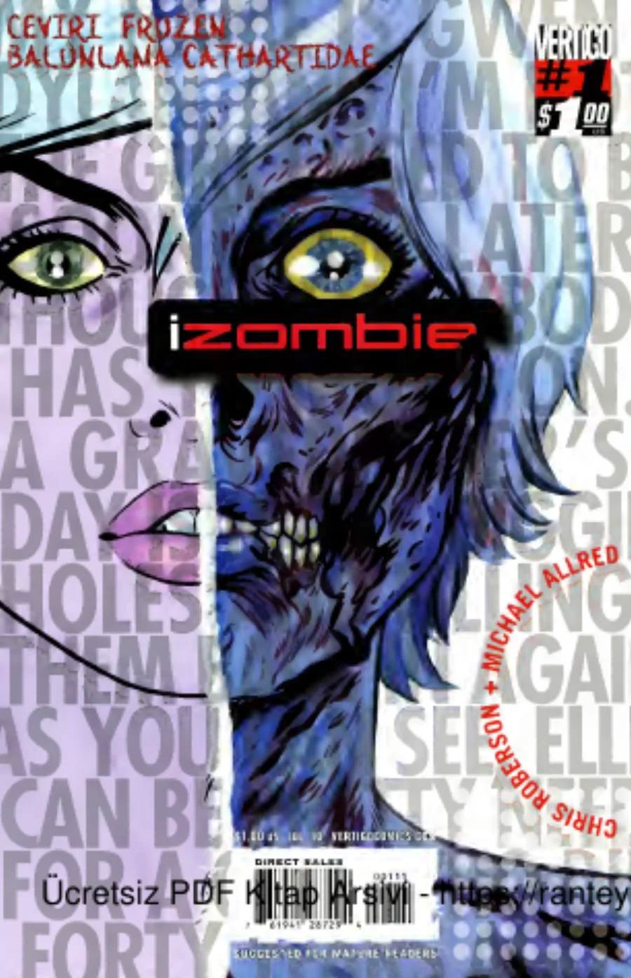iZombie 001 kapak görseli