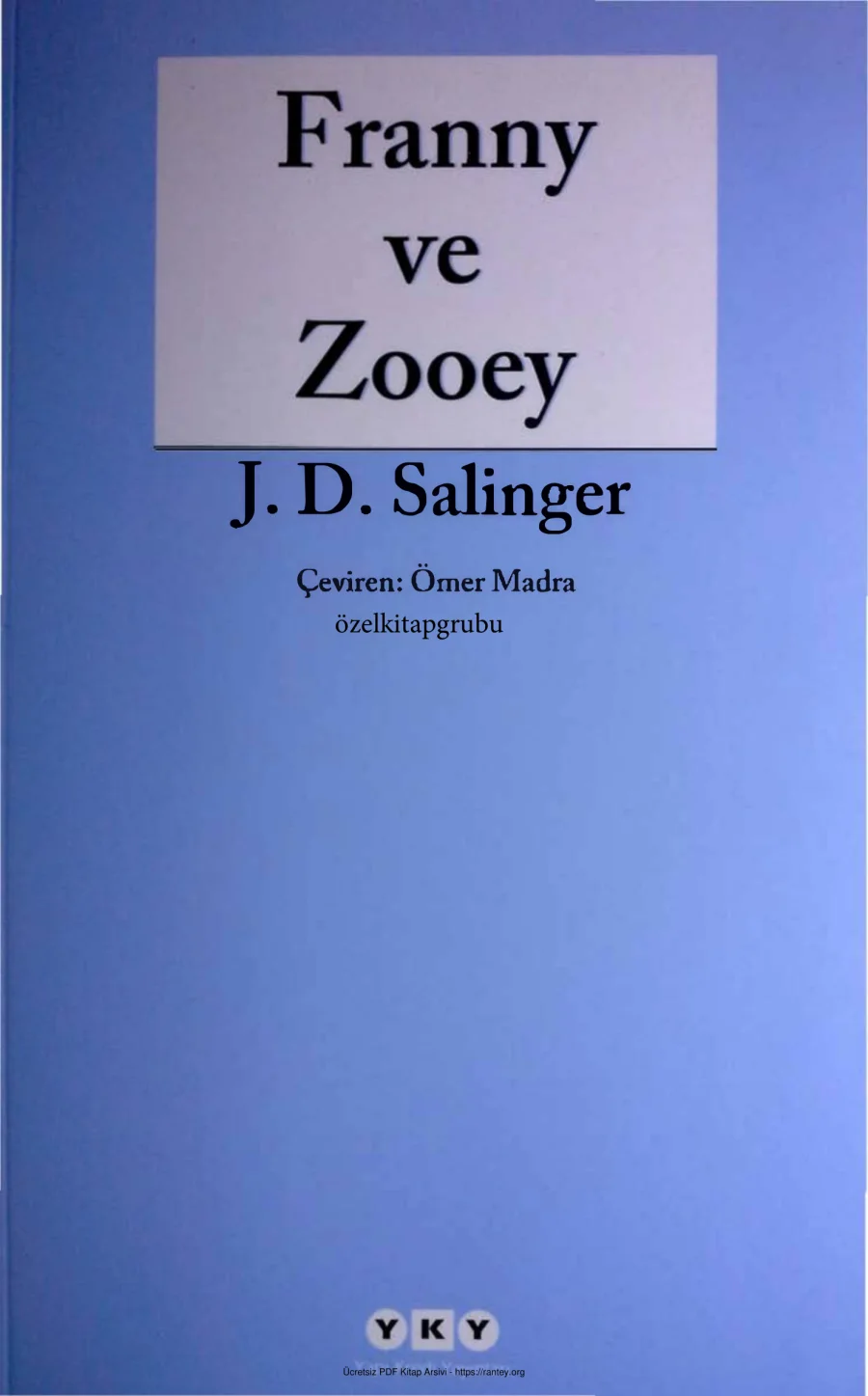 J D Salinger Franny ve Zooey kapak görseli