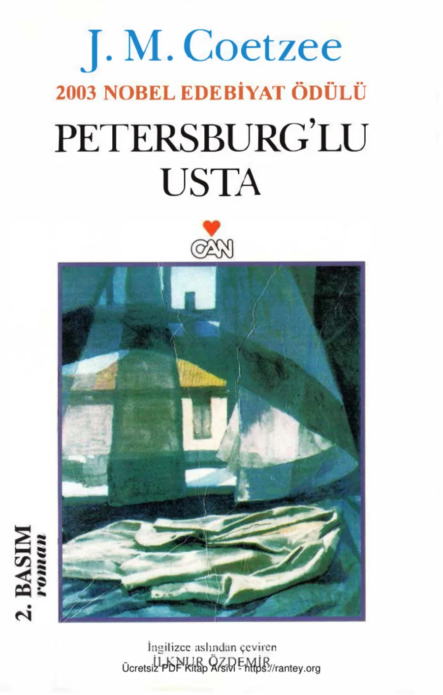 J M Coetzee Petersburglu Usta Can Yayınları kapak görseli