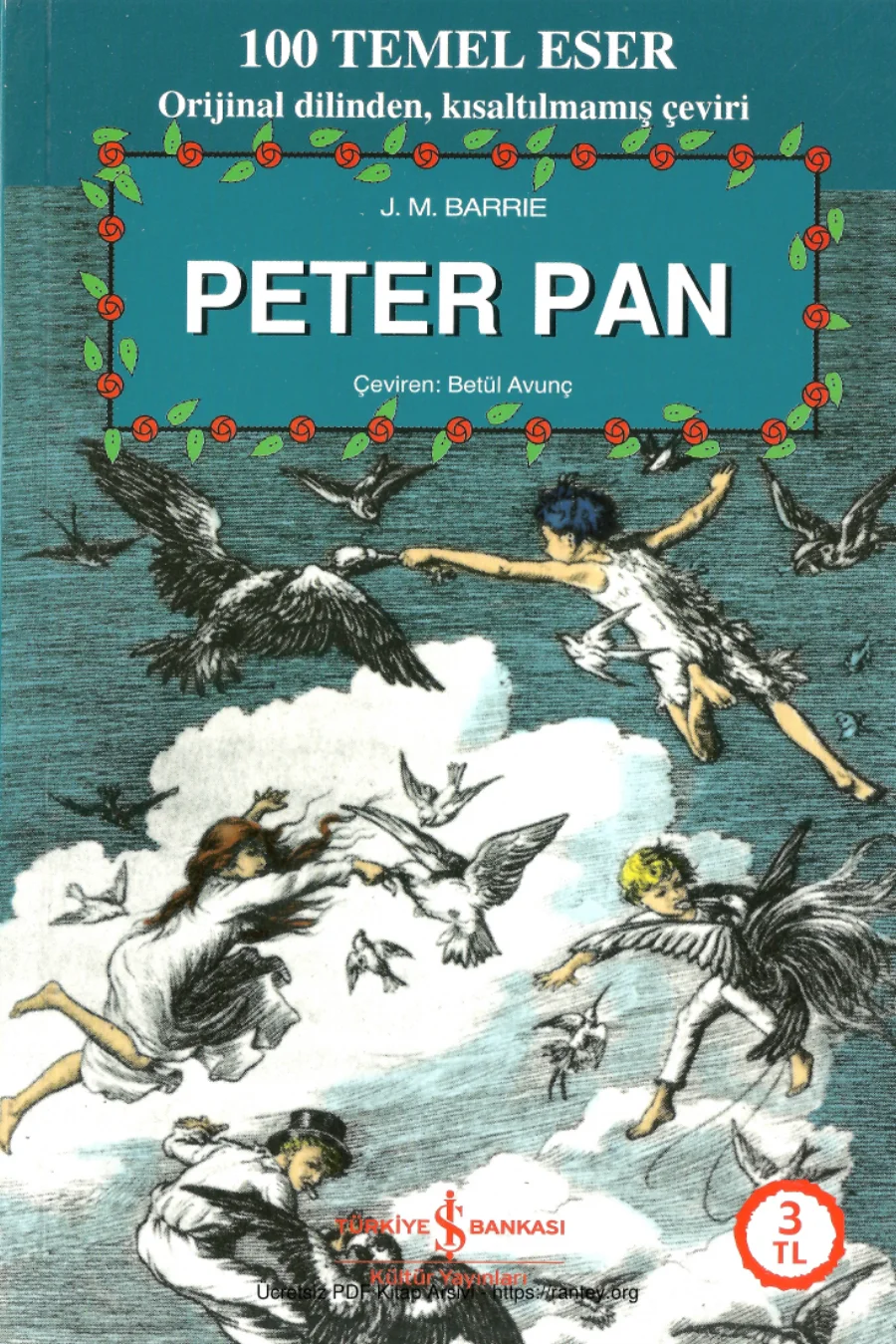 James Matthew Barrie Peter Pan kapak görseli
