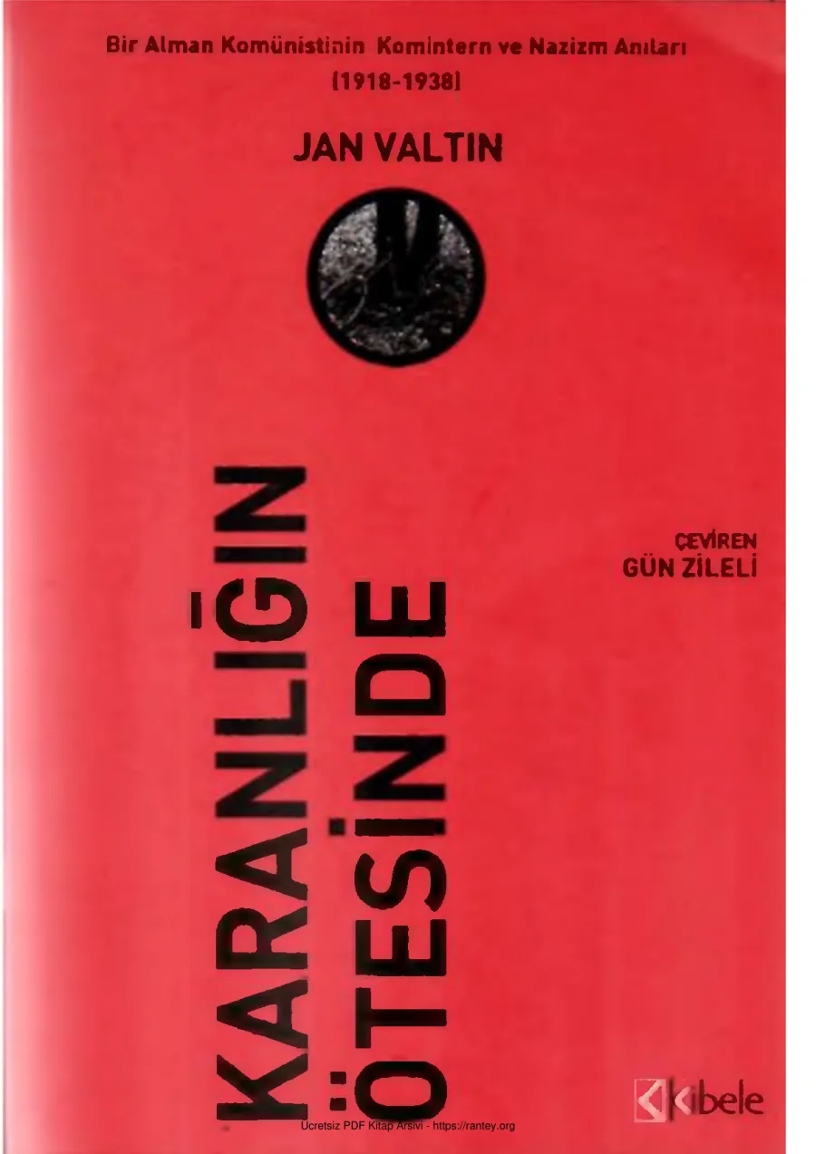 Jan Valtin Karanlığın Ötesinde kapak görseli