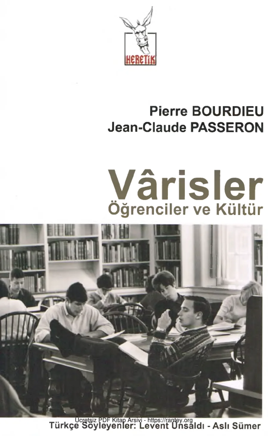 Jean Claude Passeron Varisler Öğrenciler ve Kültür kapak görseli