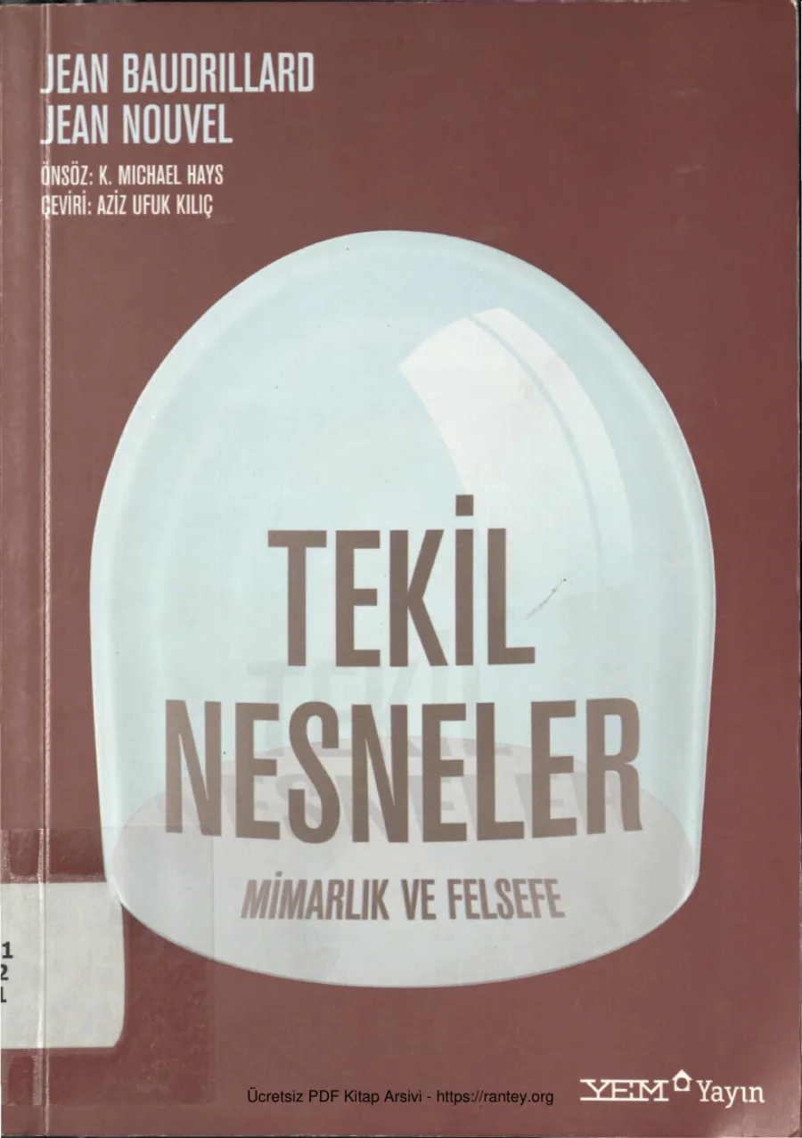 Jean Nouvel Tekil Nesneler kapak görseli