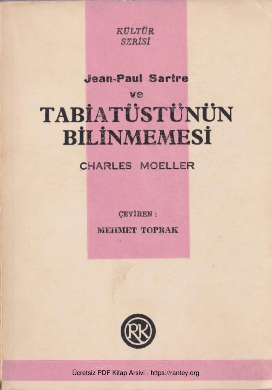 Jean-Paul Sartre ve Tabiatüstünün Bilinmemesi kapak görseli