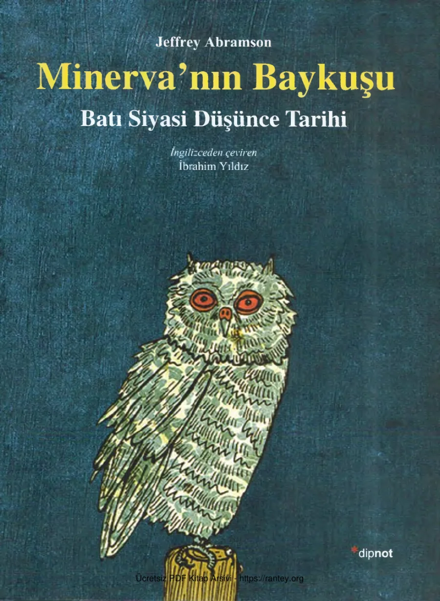 Jeffrey Abramson Minervanın Baykuşu Batı Siyasi Düşünce Tarihi kapak görseli