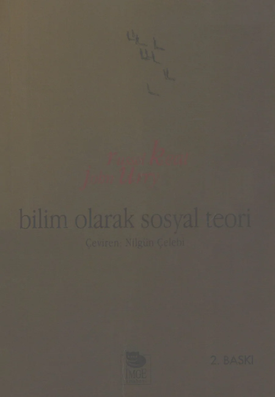 John Urry Bilim Olarak Sosyal Teori kapak görseli