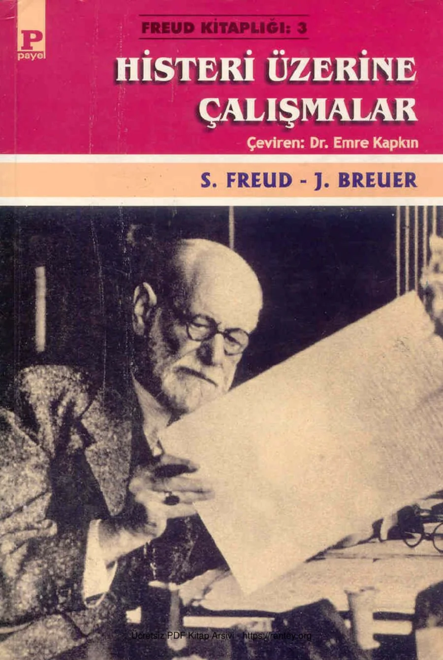Jozef Breuer Histeri Üzerine Çalışmalar kapak görseli
