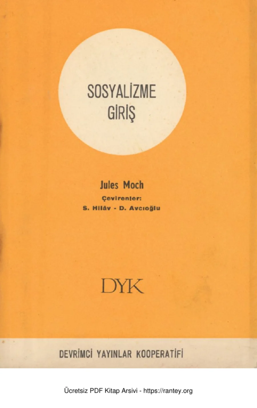 Jules Moch Sosyalizme Giriş kapak görseli