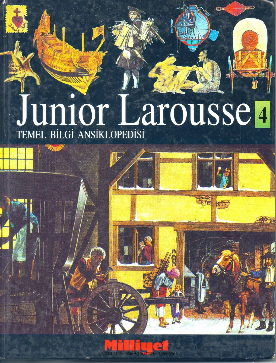 Junior Larousse Temel Bilgi Ansiklopedisi Cilt 4 kapak görseli