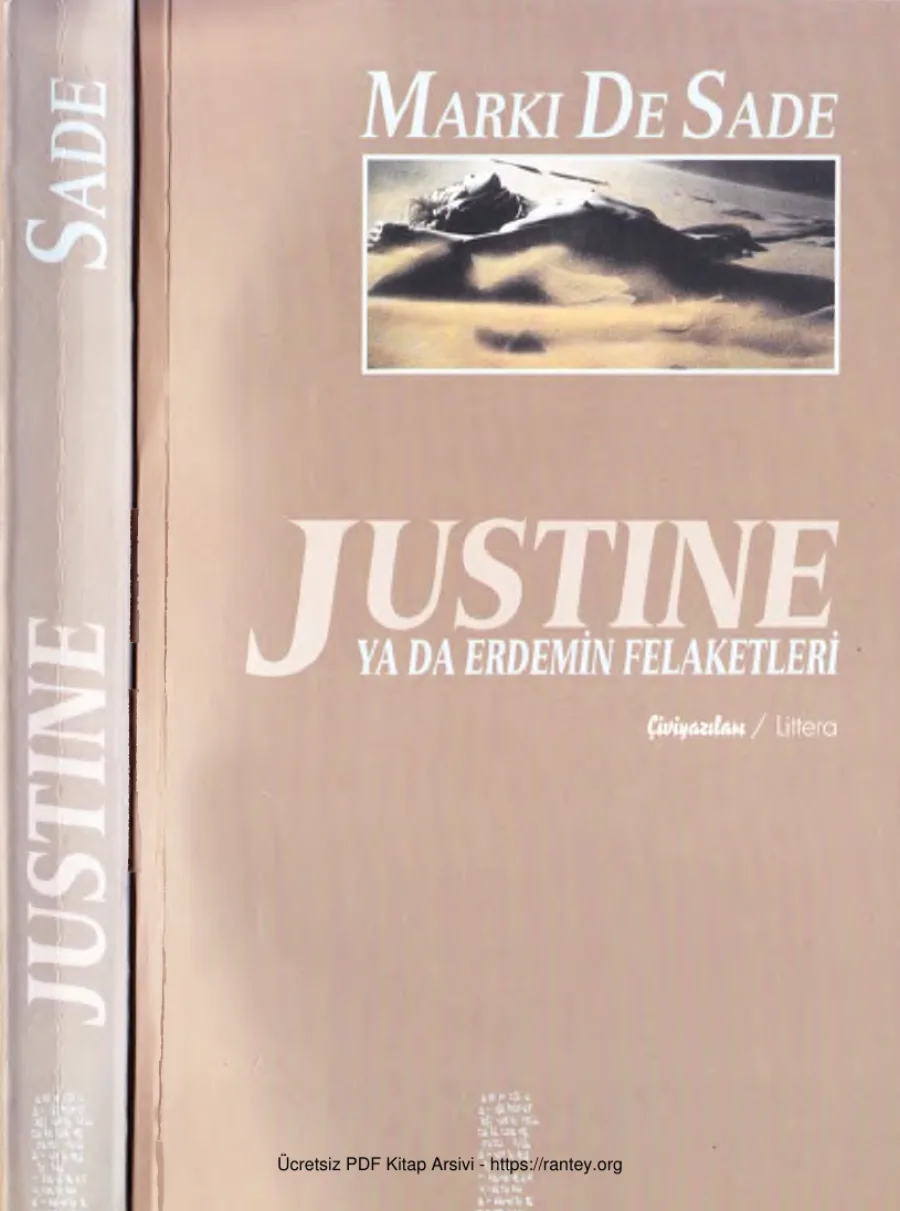 Justine ya da Erdemin Felaketleri kapak görseli