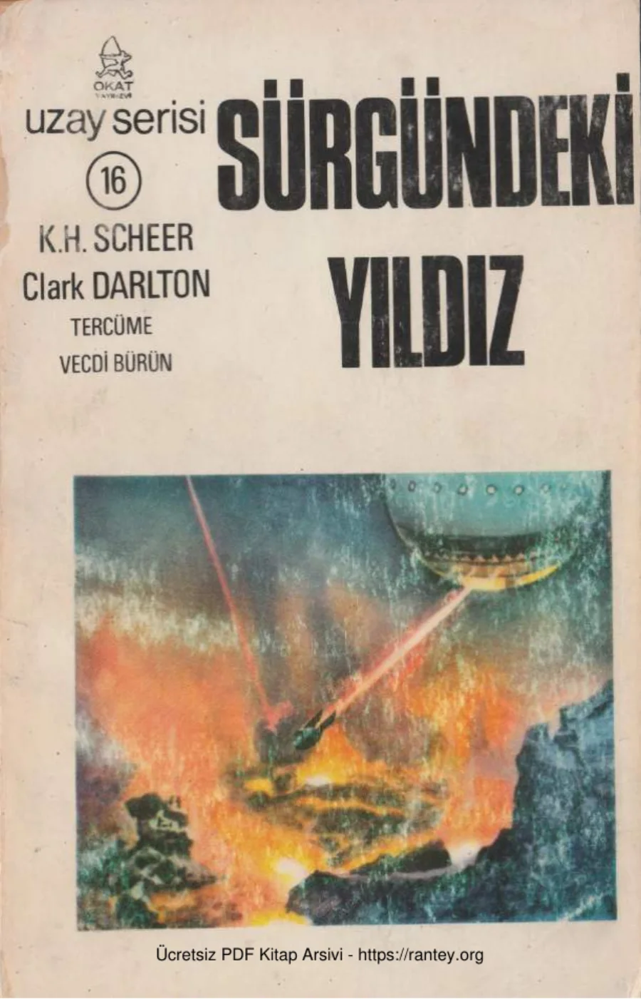 K H Scheer Clark Darlton Sürgündeki Yıldız kapak görseli